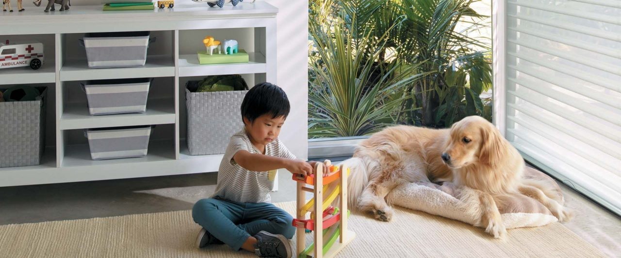 Child and Pet Safe Window Treatments From Hunter Douglas